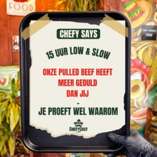 Pulled beef 15 uur