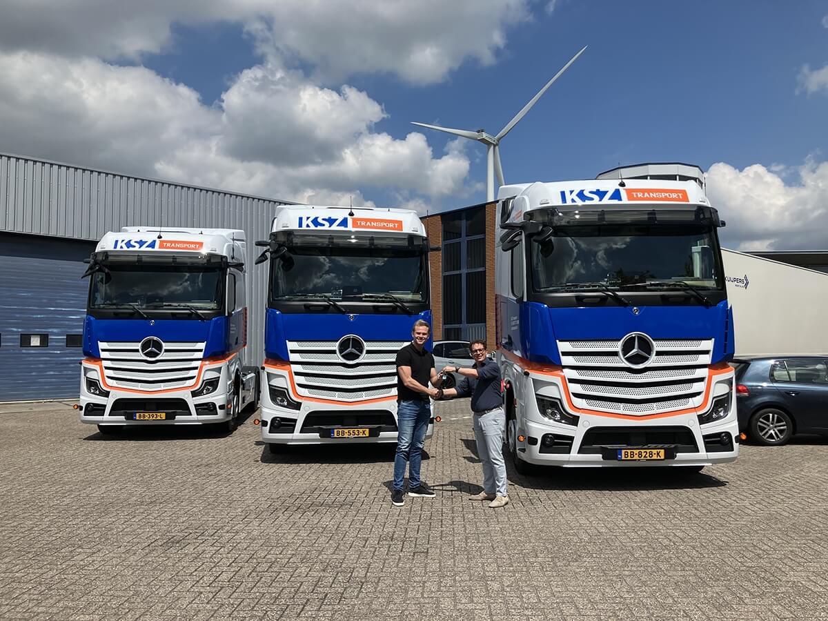 Mercedes-Benz Actros trekkers doen intrede in vloot KSZ