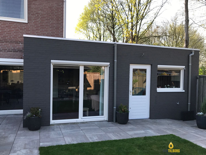 Aanbouw woonhuis