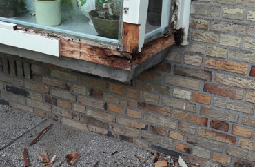Houtrotreparatie met epoxy