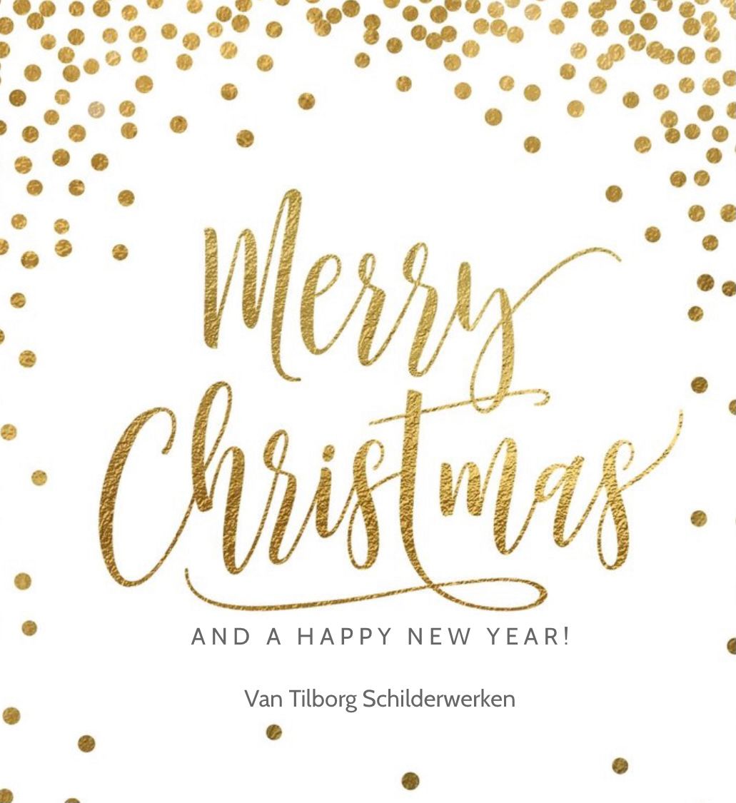 Fijne feestdagen